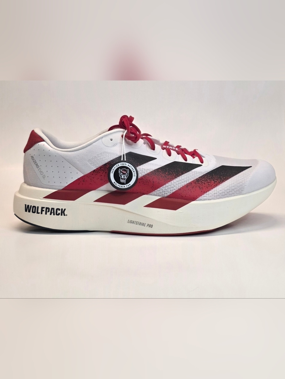 Brand New Adidas Adizero EVO SL Wolfpack Running Shoes  Men’s Size 13